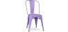Buy Dining Chair - Industrial Design - Steel - Matt - New Edition -Stylix Pastel purple 60147 in the United Kingdom