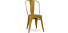 Buy Dining Chair - Industrial Design - Steel - Matt - New Edition -Stylix Gold 60147 home delivery