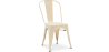 Buy Dining Chair - Industrial Design - Steel - Matt - New Edition -Stylix Cream 60147 - in the UK