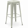 Buy Bar Stool – Industrial Style – Steel – 76 cm – Stylix Pale Green 60148
