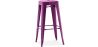 Buy Bar Stool - Industrial Design - 76cm - Stylix Purple 60148 - in the UK