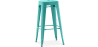 Buy Bar Stool - Industrial Design - 76cm - Stylix Pastel green 60148 at Privatefloor