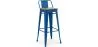 Bar Stool - Industrial Design - Wood and Steel - 76cm - Stylix image 9