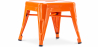 Buy Kid Stool Stylix Industrial Design Metal - New Edition Orange 60151 in the United Kingdom