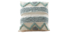 Buy Boho Bali Style Cushion - Cover and Filling Included - Dura Blue 60157 - in the UK