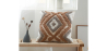 Buy Boho Bali Style Cushion - Cover and Filling Included - Hanaki Brown 60159 - in the UK