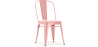 Buy Steel Dining Chair - Industrial Design - New Edition - Stylix Pastel orange 99932871 - prices