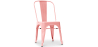 Buy Steel Dining Chair - Industrial Design - New Edition - Stylix Pastel orange 99932871 - prices