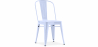 Buy Steel Dining Chair - Industrial Design - New Edition - Stylix Grey blue 99932871 home delivery