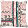 Buy Square Cotton Cushion in Boho Bali Style, cover + filling - Cecilia Multicolour 60179