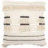 Buy Square Cotton Cushion in Boho Bali Style, cover + filling - Juno White 60184