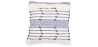 Buy Boho Bali Style Cushion - Cover and Filling Included - Lana Blue 60186 - in the UK