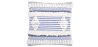 Buy Boho Bali Style Cushion - Cover and Filling Included - Litha Blue 60187 - in the UK