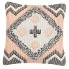 Buy Square Cotton Cushion in Boho Bali Style, cover + filling - Prudence Multicolour 60191