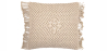 Buy Boho Bali Style Cushion - Cover and Filling Included - Sefira Cream 60199 - in the UK