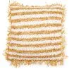 Buy Square Boho Bali Cushion, Raffia, cover + filling - Carissa Cream 60213