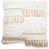 Buy Square Recycled yarn Cushion in Boho Bali Style, cover + filling - Christina White 60214