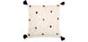 Buy Boho Bali Style Cushion - Cover and Filling Included - Eleanor Black 60223 - in the UK
