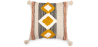 Buy Boho Bali Style Cushion - Cover and Filling Included - Mabel Multicolour 60225 - in the UK