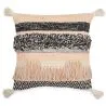 Buy Square Cotton Cushion in Boho Bali Style, cover + filling - Amelia Multicolour 60228
