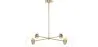 Gold Ceiling Lamp - Design Pendant Lamp - 4 arms - Luba image 9