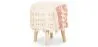 Round Pouf Stool - Boho Bali Style - Batty  image 9
