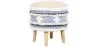 Round Pouf Stool - Boho Bali Style - Josephine  image 9