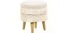 Round Pouf Stool - Boho Bali Style - Debra  image 9