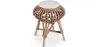 Rattan Bar Stool - Boho Bali Style - Lera image 9