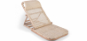 Buy Rattan Boho Bali Garden Deck Chair - Chenai Natural 60307 - in the UK