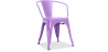 Buy  Stylix chair with armrests New Edition - Metal Light Purple 59809 in the United Kingdom