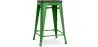 Bar Stool - Industrial Design - Wood & Steel - 60cm -Stylix image 9