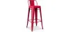 Bar Stool with Backrest - Industrial Design - 76cm - New Edition - Stylix image 9