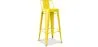 Bar Stool with Backrest - Industrial Design - 76cm - New Edition - Stylix image 9