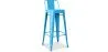 Bar Stool with Backrest - Industrial Design - 76cm - New Edition - Stylix image 9