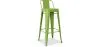 Bar Stool with Backrest - Industrial Design - 76cm - New Edition - Stylix image 9