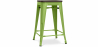 Buy Bar Stool - Industrial Design - Wood & Steel - 60cm -Stylix Light green 99958354 home delivery