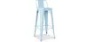 Bar Stool with Backrest - Industrial Design - 76cm - New Edition - Stylix image 9
