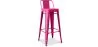 Bar Stool with Backrest - Industrial Design - 76cm - New Edition - Stylix image 9