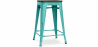 Buy Bar Stool - Industrial Design - Wood & Steel - 60cm -Stylix Pastel green 99958354 home delivery