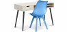 Buy Wooden Desk Set - Scandinavian Design - Beckett + Dining Chair - Scandinavian Design - Denisse Light blue 60115 with a guarantee