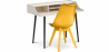 Buy Wooden Desk Set - Scandinavian Design - Torkel + Dining Chair - Scandinavian Design - Denisse Yellow 60116 in the United Kingdom