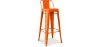 Bar Stool with Backrest - Industrial Design - 76cm - New Edition - Stylix image 9