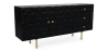 Buy Sideboard in vintage style - Huisu Black 60358 - in the UK
