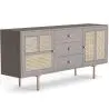 Buy Wooden Sideboard - Vintage Design - Dena Dark grey 60360