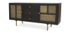 Buy Wooden Sideboard - Vintage Design - Dena Black 60360 - in the UK