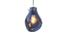 Buy Glass Ceiling Lamp - Design Pendant Lamp - Vera Blue 60395 home delivery