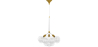 Buy Lámpara de Techo Bolas de Cristal  - Lámpara Colgante de Diseño - Glaub White 60405 - in the UK