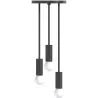 Buy Cluster pendant lamp in scandinavian style, metal - Troy Black 60235