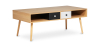 Buy Wooden coffee table - Scandinavian Design - Miua Natural wood 60407 - in the UK